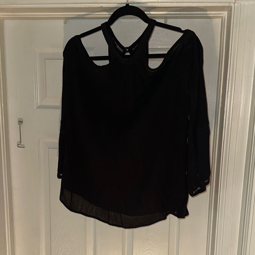Urbanology Chic Black Women's Blouse L